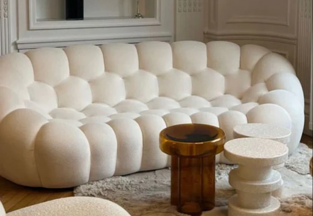 bubble couch white